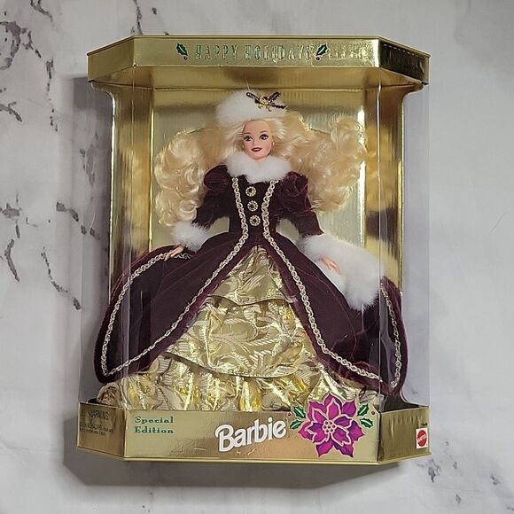 Barbie Other - 1996 Vintage Happy Holidays Barbie Special Edition